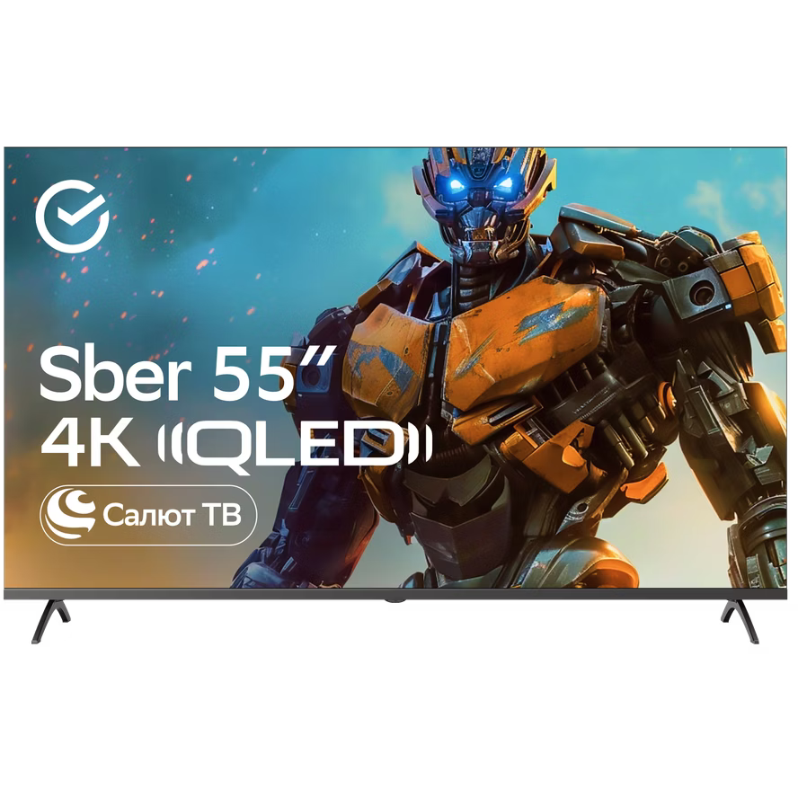 Телевизор QLED Sber SDX-55UQ6000DGA