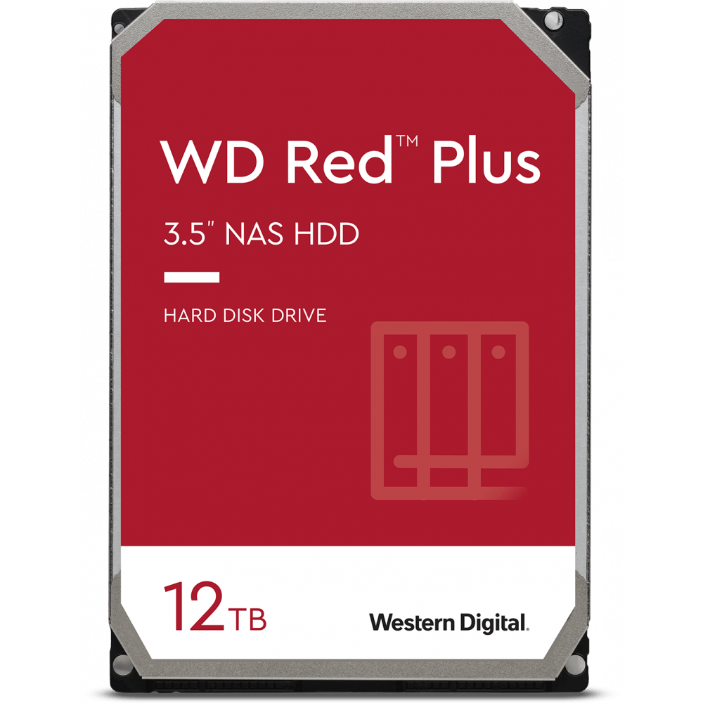 Жёсткий диск 12TB SATA-III WD Red Plus (WD120EFGX)