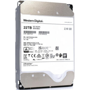 Жёсткий диск 22TB SATA-III WD Ultrastar DC HC570 (0F48152/0F48159/0F48290)