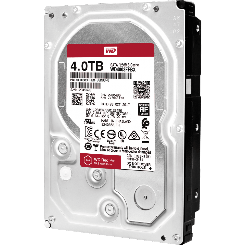 Жёсткий диск 4TB SATA-III WD Red Pro (WD4003FFBX)
