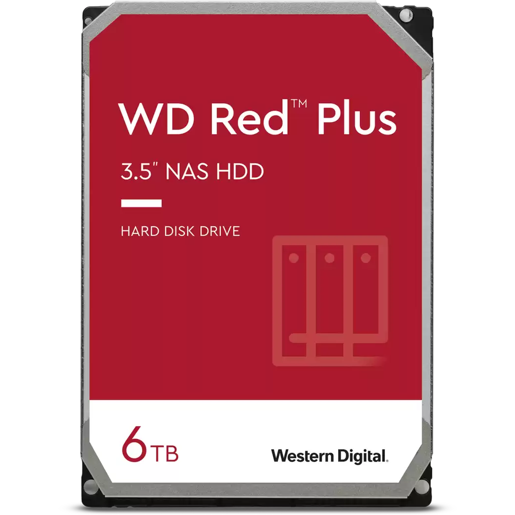 Жёсткий диск 6TB SATA-III WD Red Plus (WD60EFPX)