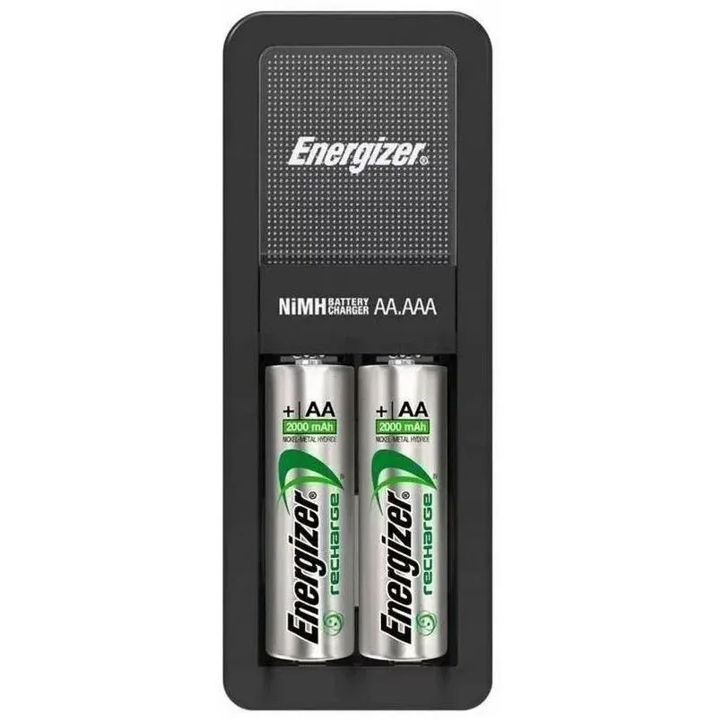 Зарядное устройство для аккумуляторов Energizer Mini Charger + 2x AA 2000mAh (E300701302) — изображение 2