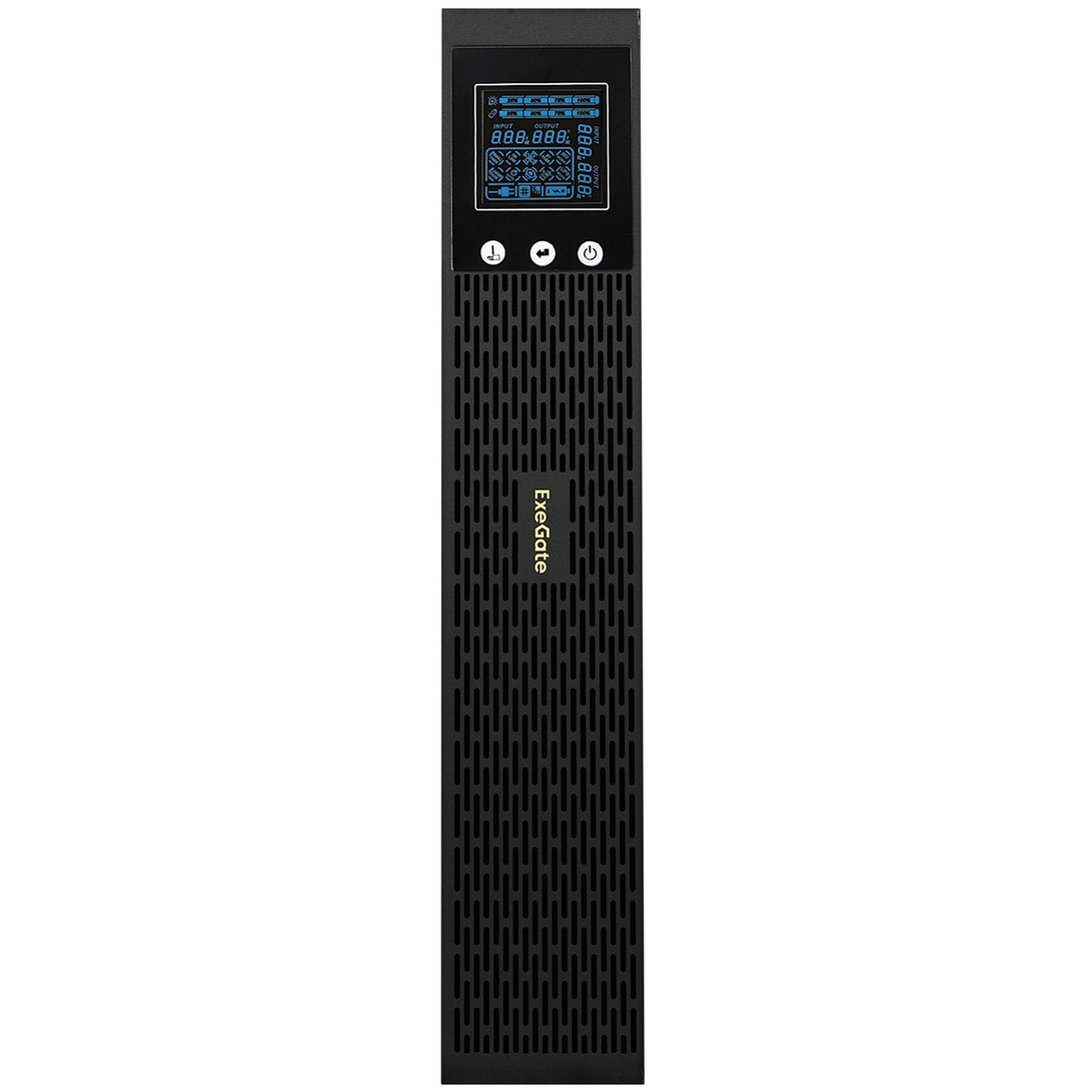 ИБП ExeGate Power Back UHB-1000.LCD.AVR.1SH.4C13.RJ.USB.2U — изображение 2