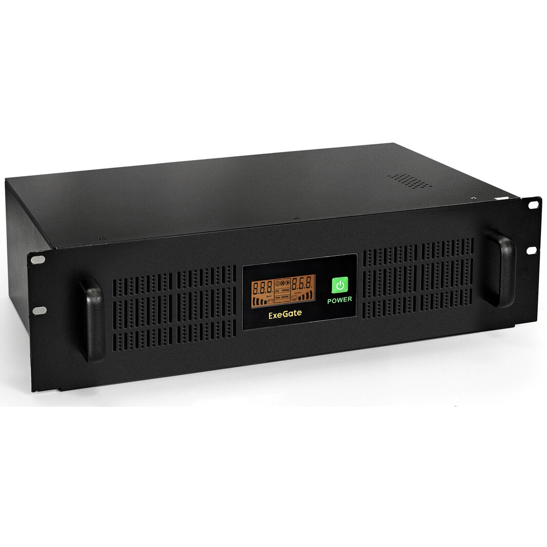 ИБП ExeGate ServerRM UNL-1500.LCD.AVR.C13.RJ.USB.3U