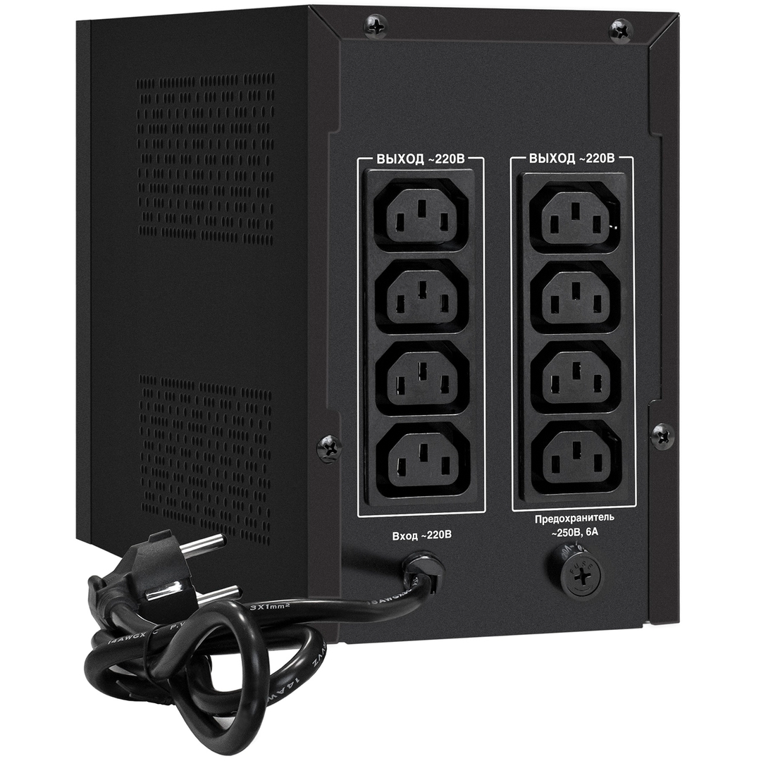 ИБП ExeGate SpecialPro UNB-1200.LED.AVR.8C13.USB — изображение 2