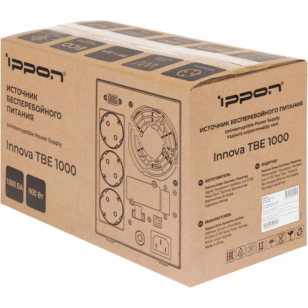 ИБП Ippon Innova TBE 1000 — изображение 2
