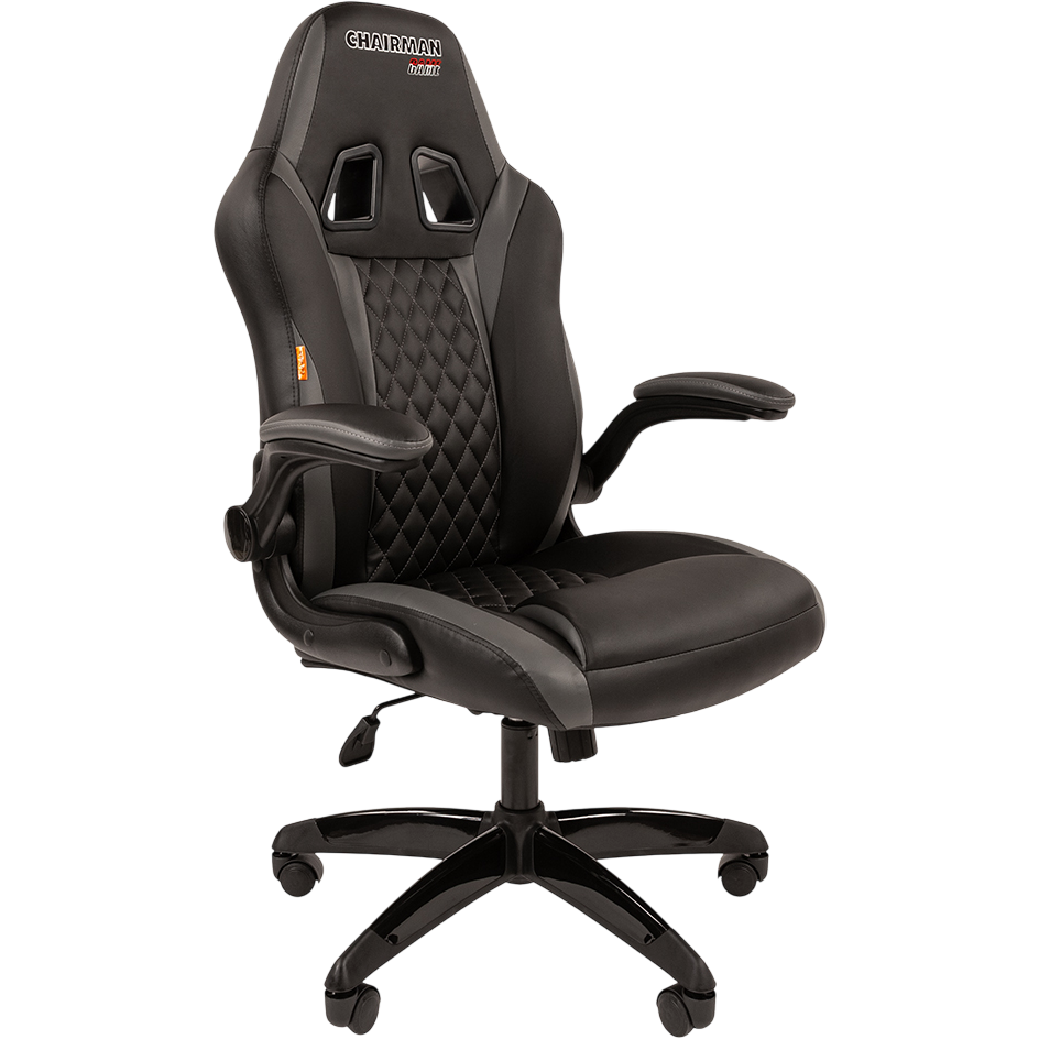 Игровое кресло Chairman Game 15 Black/Gray (00-07213477)