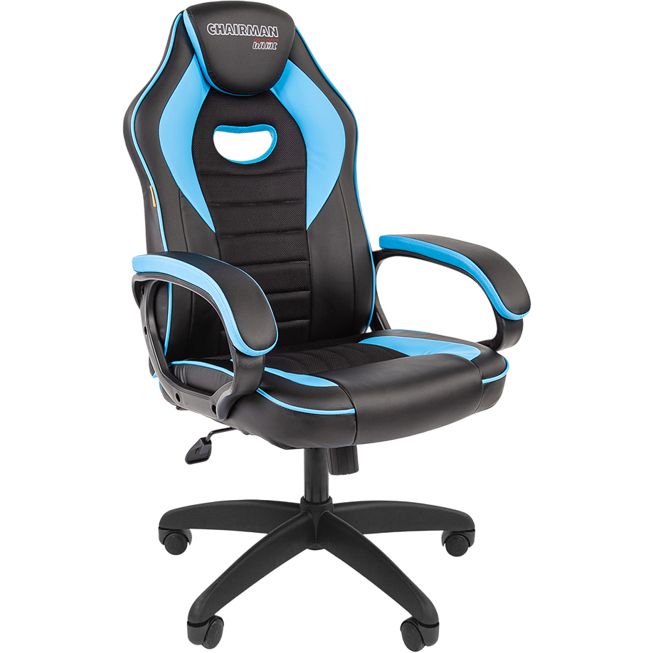 Игровое кресло Chairman Game 16 Black/Blue (7213488)
