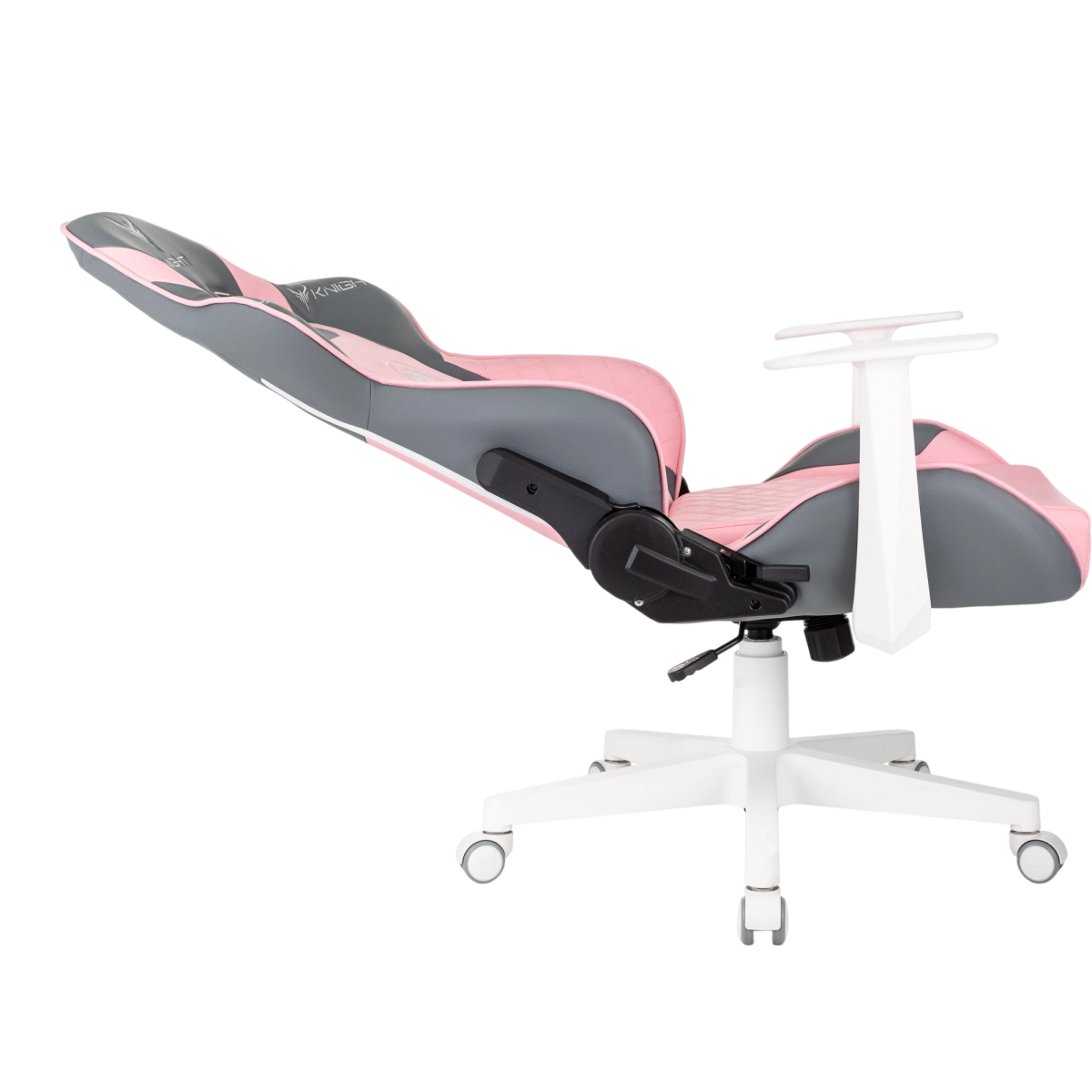 Игровое кресло Бюрократ Knight Catzy Grey/Pink — изображение 2
