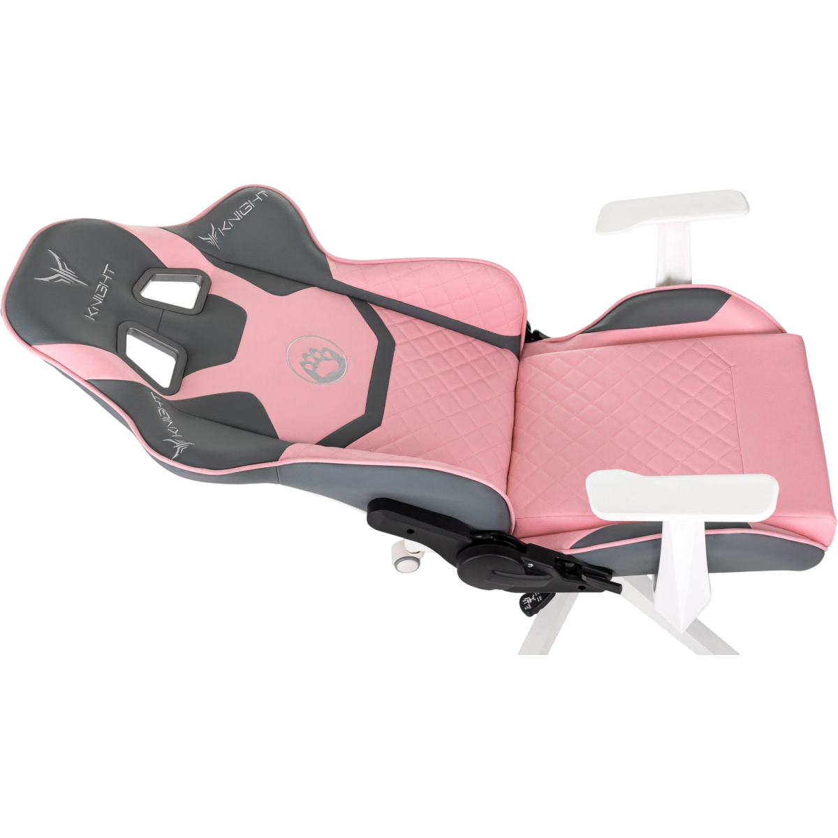 Игровое кресло Бюрократ Knight Catzy Grey/Pink — изображение 3
