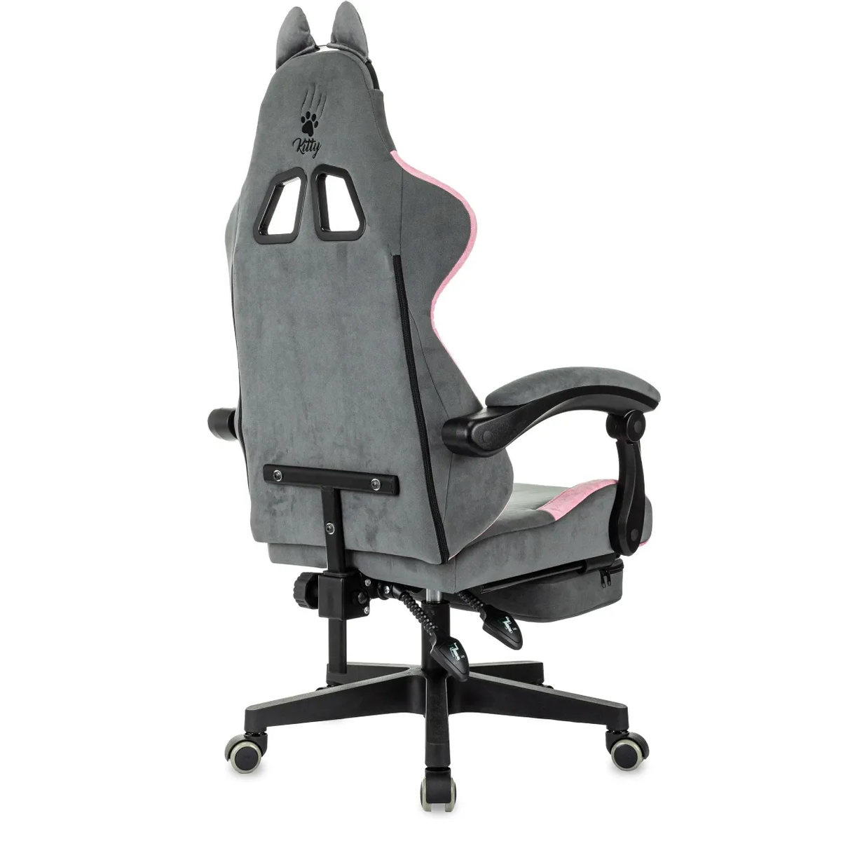 Игровое кресло Бюрократ Knight Kitty/F Grey/Pink — изображение 5