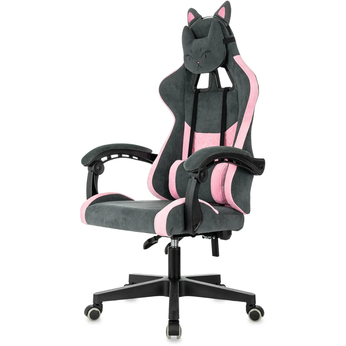 Игровое кресло Бюрократ Knight Kitty Grey/Pink — изображение 5