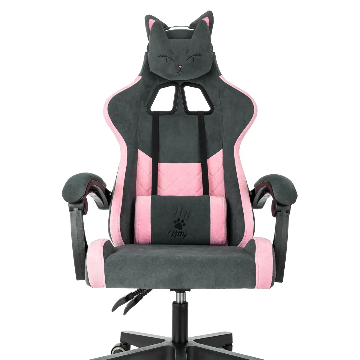 Игровое кресло Бюрократ Knight Kitty Grey/Pink — изображение 7