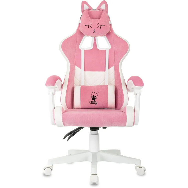 Игровое кресло Бюрократ Knight Kitty Pink/White — изображение 6