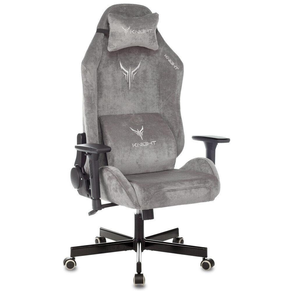 Игровое кресло Бюрократ Knight N1 Fabric Grey