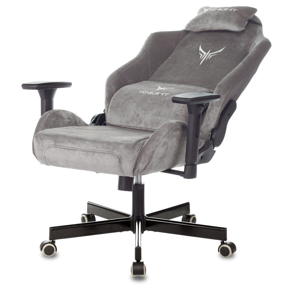 Игровое кресло Бюрократ Knight N1 Fabric Grey — изображение 7