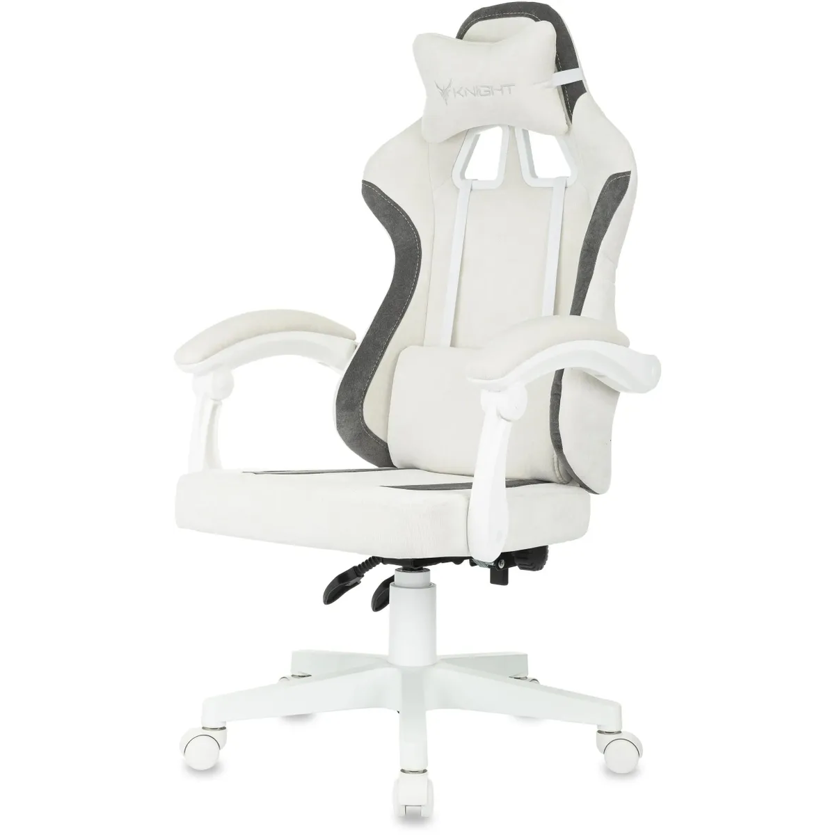 Игровое кресло Бюрократ Knight Wolf White/Grey — изображение 5