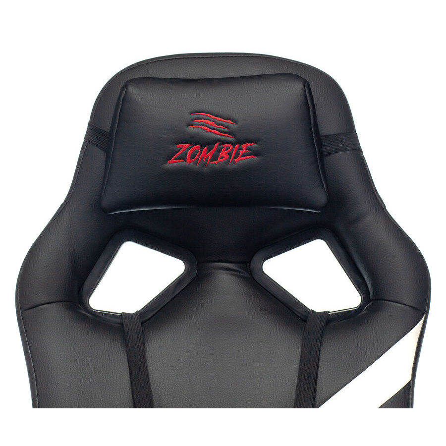 Игровое кресло Бюрократ Zombie Driver Black/White — изображение 6