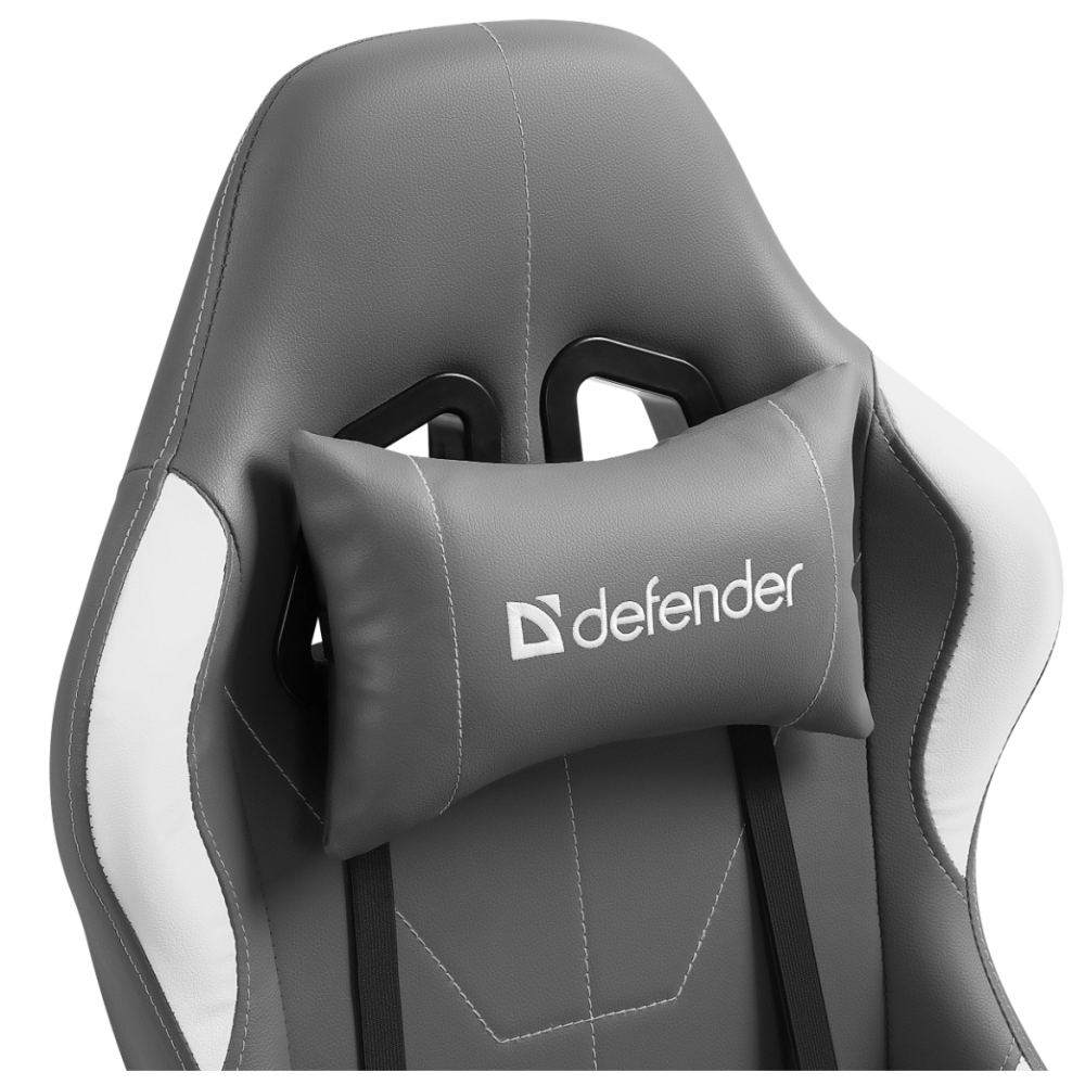 Игровое кресло Defender Chromos Grey/White — изображение 7