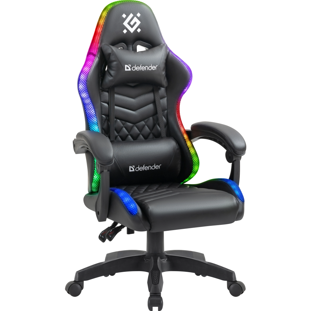Игровое кресло Defender Core Black