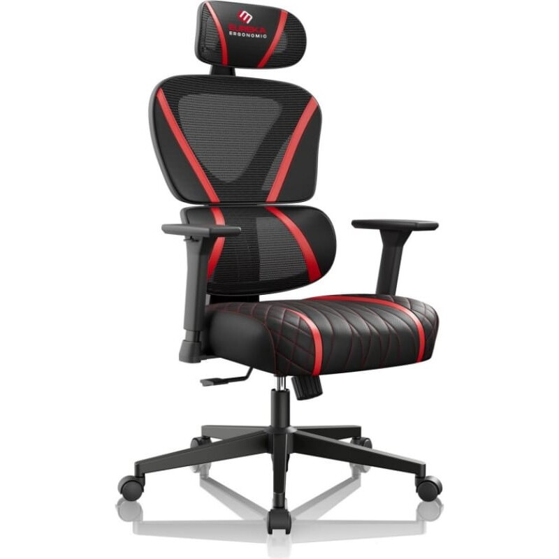 Игровое кресло Eureka Norn Red (GC06-R) — изображение 2