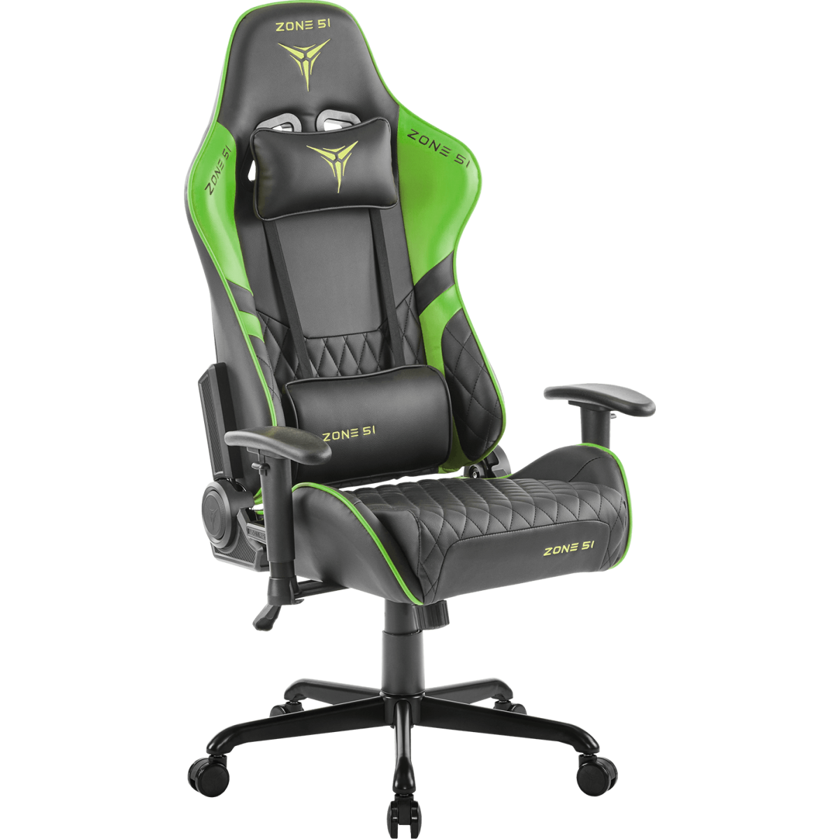 Игровое кресло ZONE 51 CLUBPOINT Black/Green