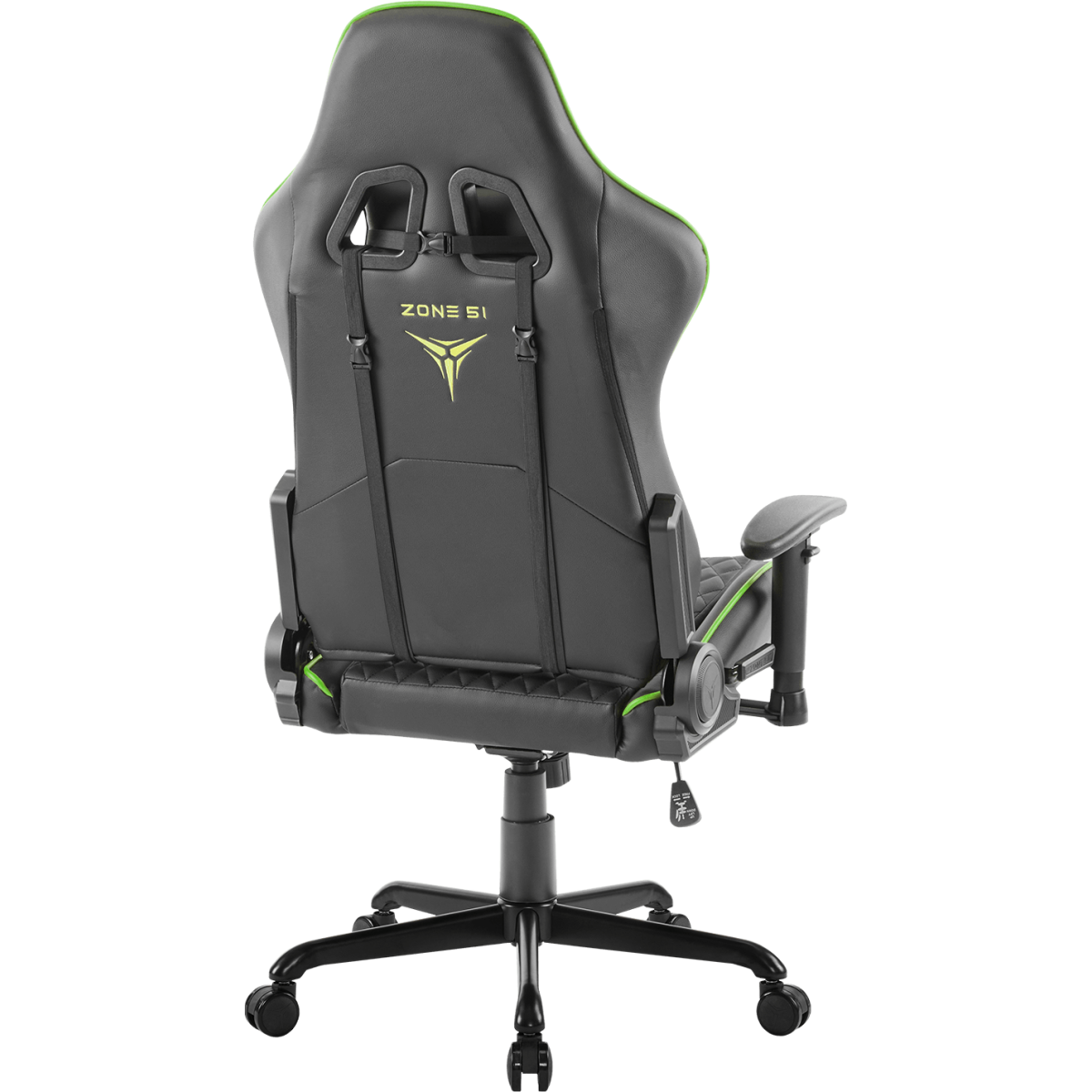 Игровое кресло ZONE 51 CLUBPOINT Black/Green — изображение 4