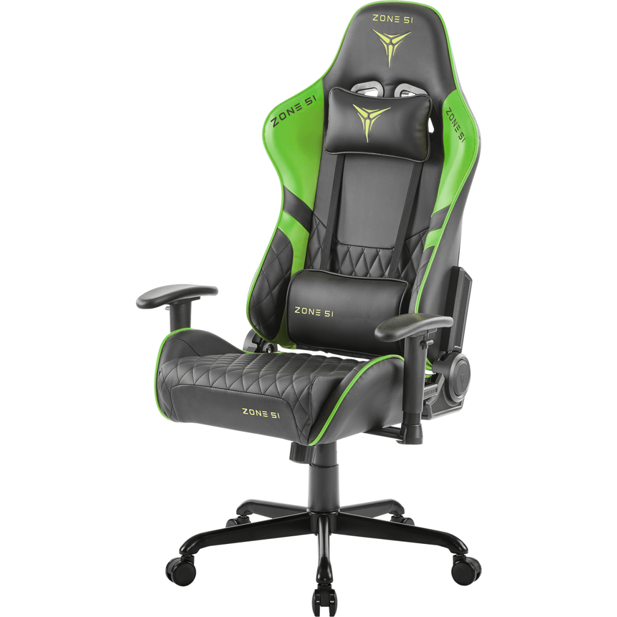 Игровое кресло ZONE 51 CLUBPOINT Black/Green — изображение 5