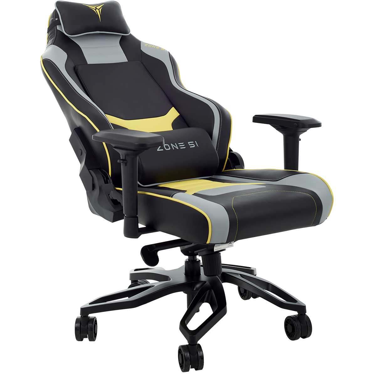 Игровое кресло ZONE 51 Cyberpunk Yellow/Grey — изображение 2