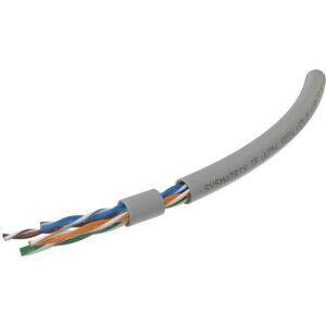 Кабель витая пара U/UTP 5e кат. 4 пары SYSMATRIX TP UUTP4.5ES24.PVC.GY305
