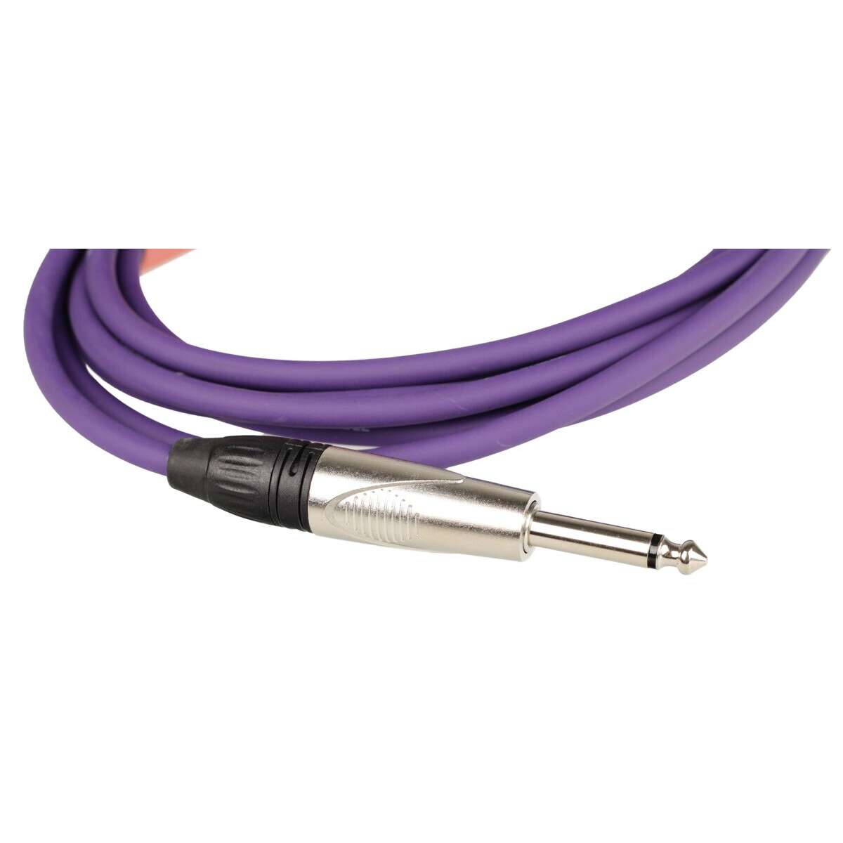 Кабель инструментальный 6.3 Jack (M) - 6.3 Jack (M), 3м, FORCE FGC-09 Violet — изображение 4