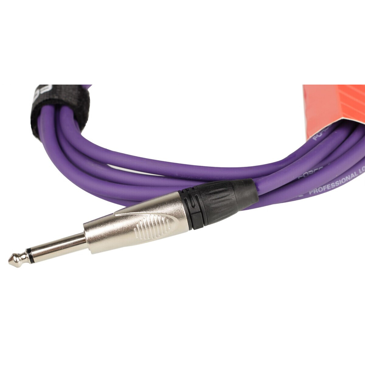 Кабель инструментальный 6.3 Jack (M) - 6.3 Jack (M), 3м, FORCE FGC-09 Violet — изображение 5