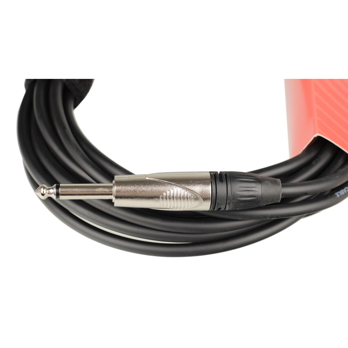 Кабель инструментальный 6.3 Jack (M) - 6.3 Jack (M), 6м, FORCE FGC-09/6L Black — изображение 4