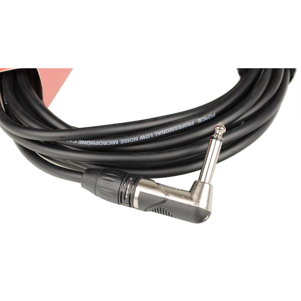 Кабель инструментальный 6.3 Jack (M) - 6.3 Jack (M), 6м, FORCE FGC-09/6L Black — изображение 5
