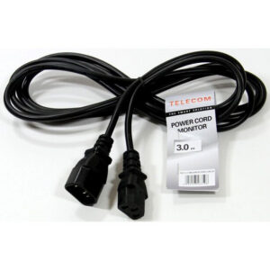 Кабель питания C13 - C14, 3м, Telecom TE001-CU0.75-3M