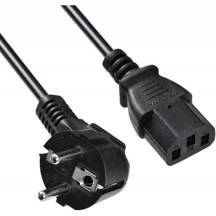 Кабель питания Schuko - C13, 1.8м, Buro AN23-1000 — изображение 2
