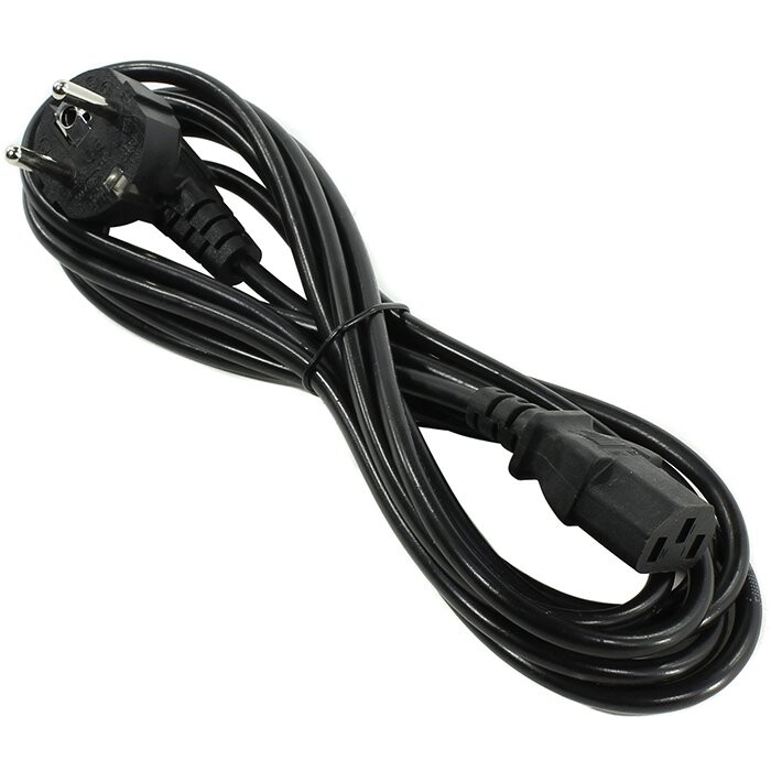 Кабель питания Schuko - C13, 3м, AOpen ACE021-3M