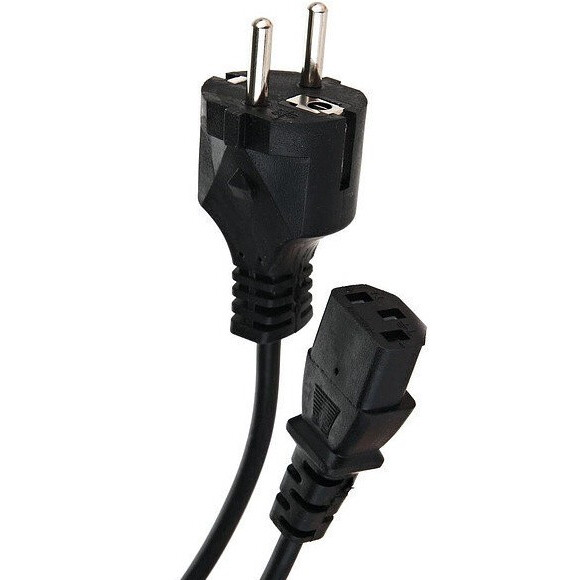 Кабель питания Schuko - C13, 3м, Telecom TE021-CU0.75-3M