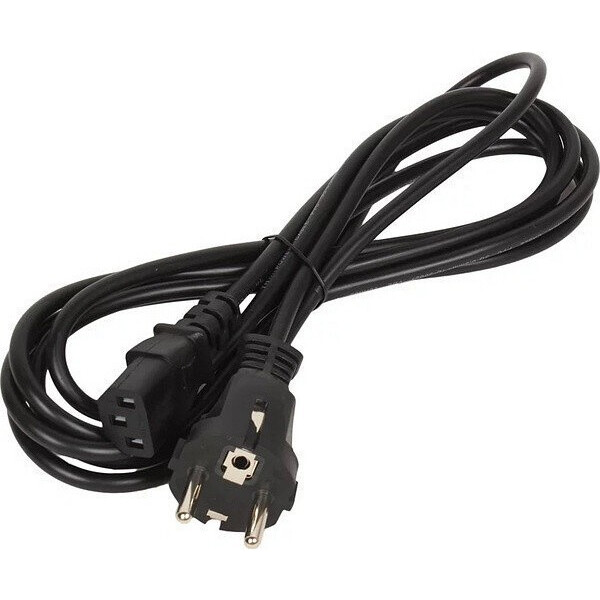 Кабель питания Schuko - C13, 3м, Telecom TE021-CU0.75-3M — изображение 2