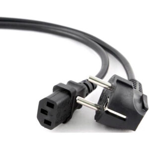 Кабель питания Schuko - C13, 3м, Wize CAC6-EU-C13-3M