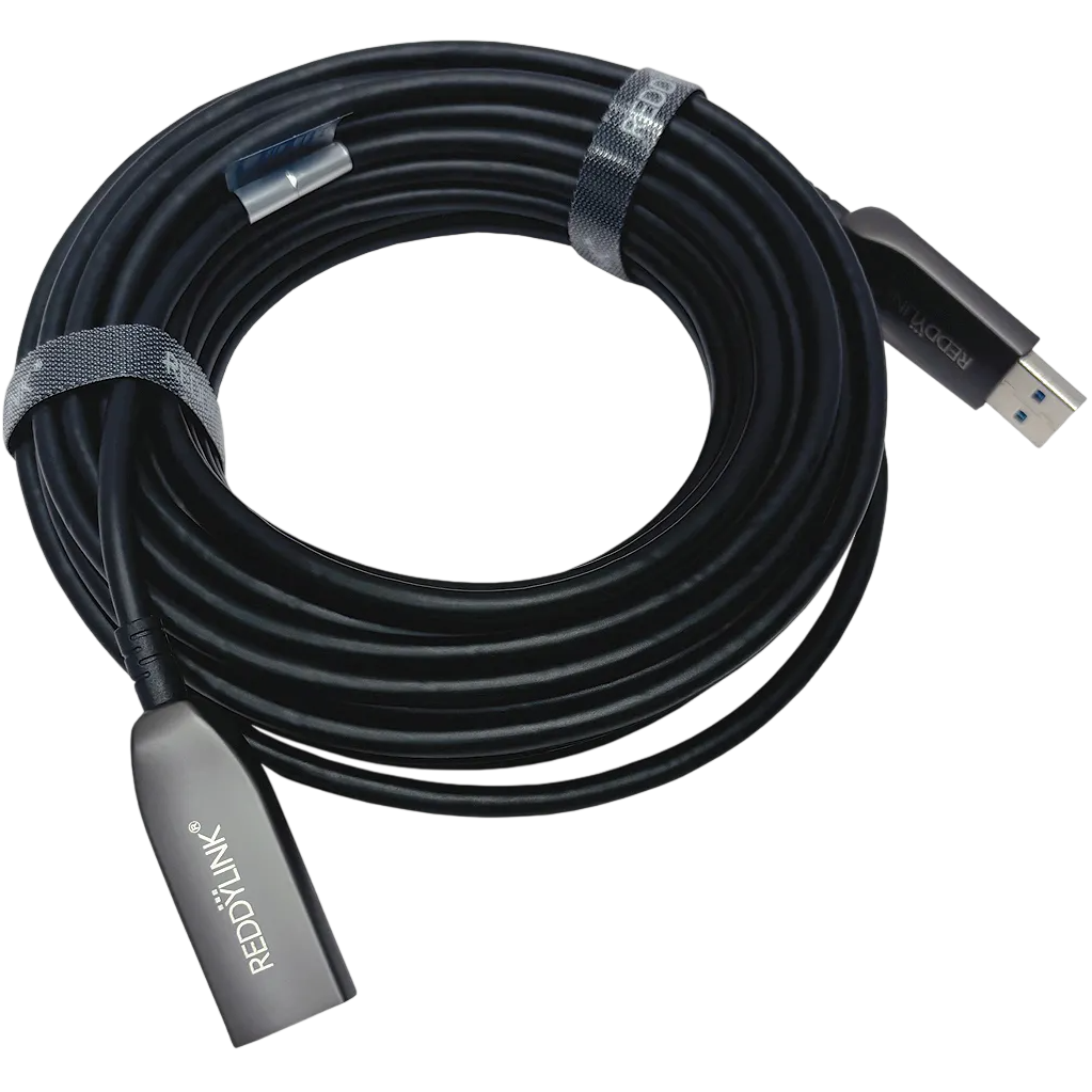 Кабель удлинительный USB A (M) - USB A (F), 10м, REDDYLINK RL-USB3-100