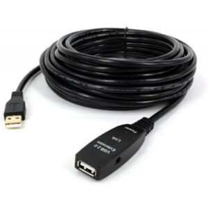 Кабель удлинительный USB A (M) - USB A (F), 25м, KS-IS KS-866-25