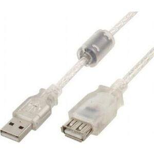 Кабель удлинительный USB A (M) - USB A (F), 3м, Cablexpert CCF-USB2-AMAF-TR-10