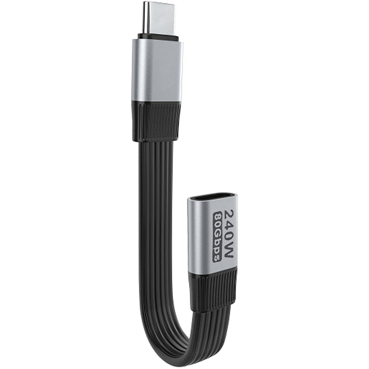 Кабель удлинительный USB Type-C (M) - USB Type-C (F), 0.2м, VCOM CU583-0.2