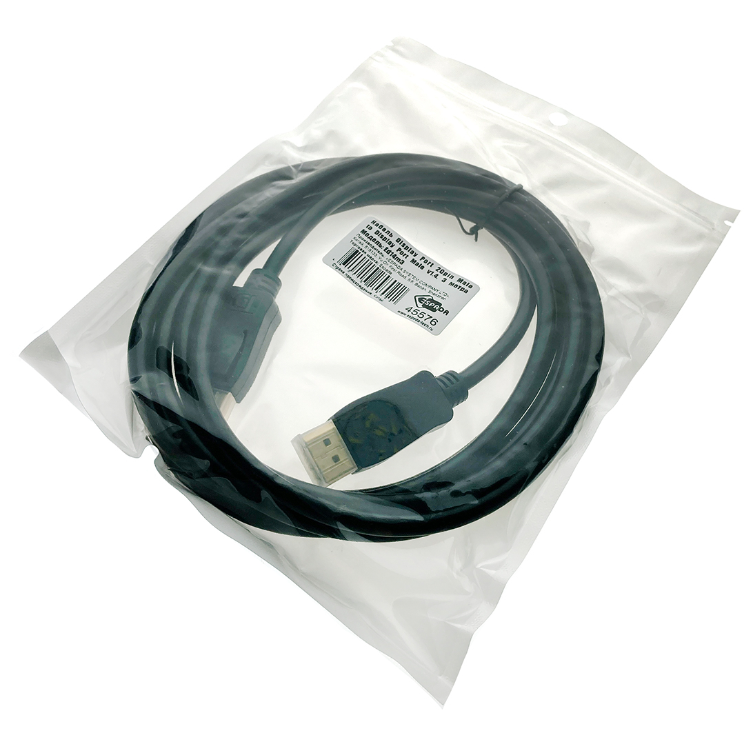 Кабель DisplayPort - DisplayPort, 3м, Espada Ed14m3 — изображение 4