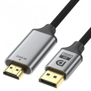 Кабель DisplayPort (M) - HDMI (M), 2м, KS-IS KS-744A-2