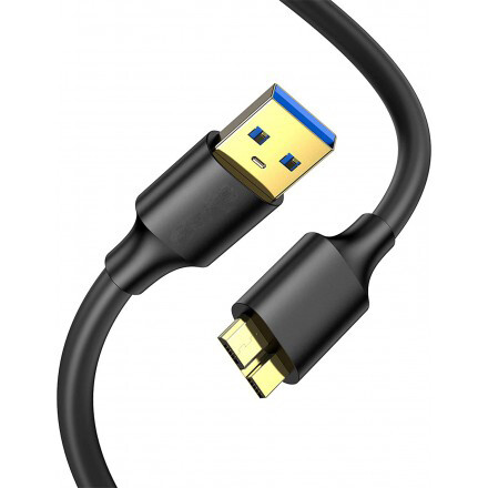 Кабель USB A (M) - microUSB 3.0 B (M), 0.3м, KS-IS KS-465-0.3