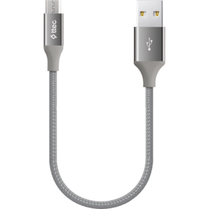 Кабель USB A (M) - microUSB B (M), 0.3м, ttec 2DK25 Space Gray