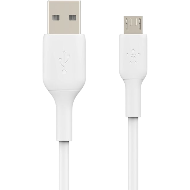 Кабель USB A (M) - microUSB B (M), 1м, Belkin CAB005bt1MWH — изображение 2