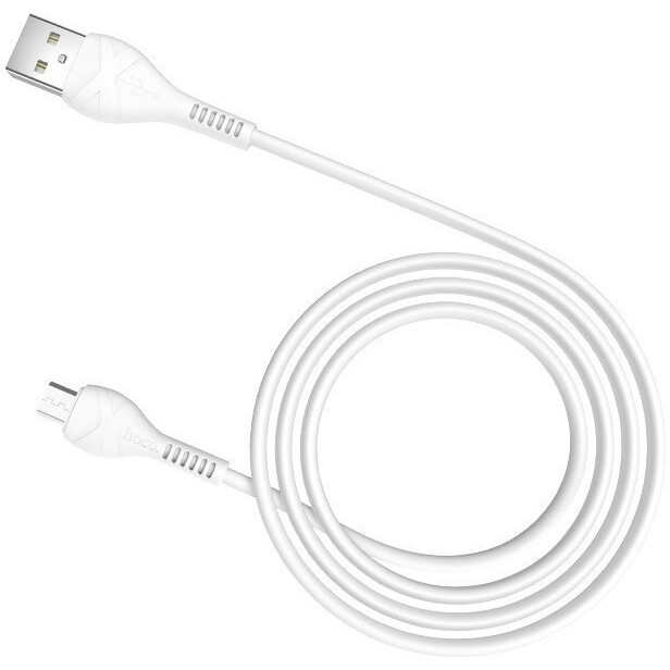 Кабель USB A (M) - microUSB B (M), 1м, HOCO X37 White (HC-10505) — изображение 2